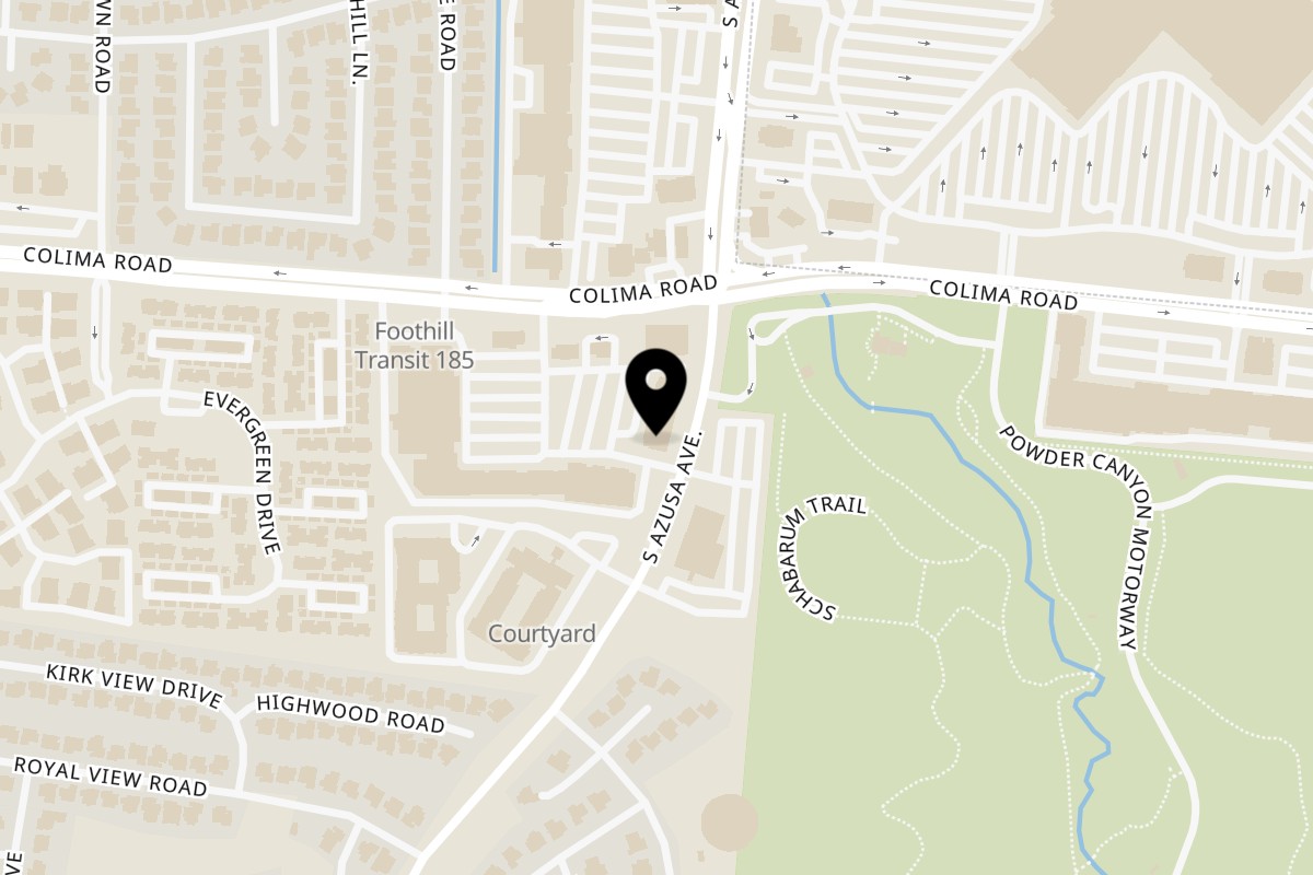Map showing the location of Delicious Food Corner Hacienda Heights on 17170 Colima Road in Hacienda Heights